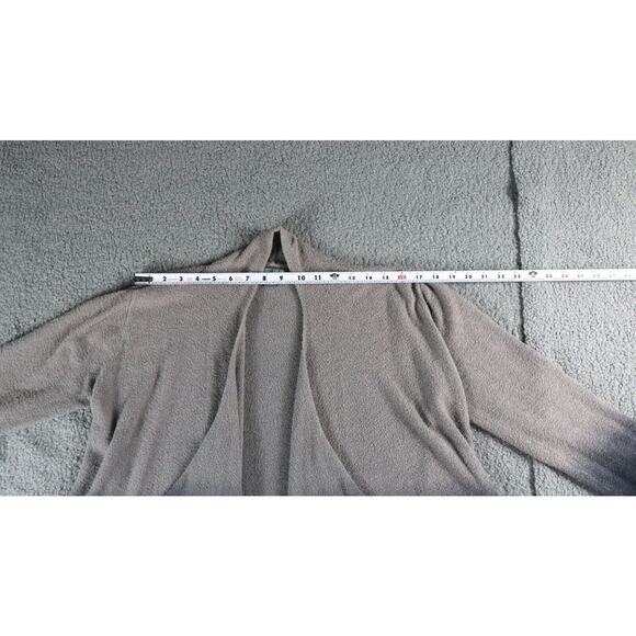 Barefoot Dreams Cardigan L Xl 436 Calypso Ombre Wrap Cardigan Brown Blue Black - Picture 9 of 10